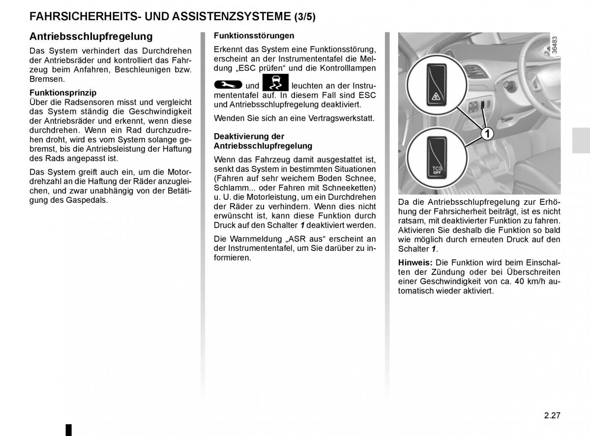 Renault Scenic III 3 Handbuch / page 119