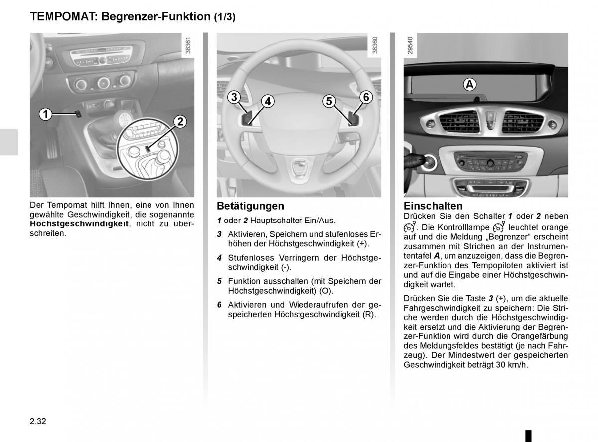 Renault Scenic III 3 Handbuch / page 124