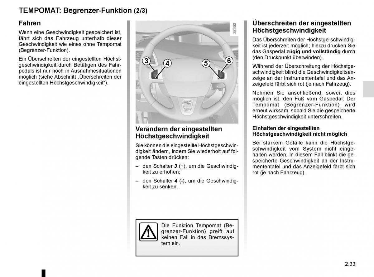 Renault Scenic III 3 Handbuch / page 125