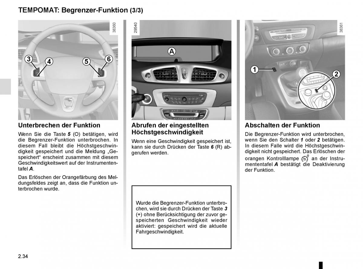 Renault Scenic III 3 Handbuch / page 126