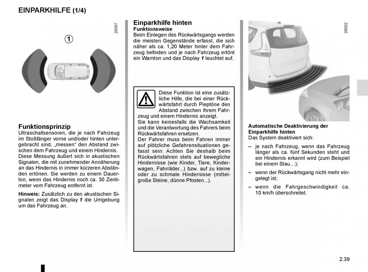 Renault Scenic III 3 Handbuch / page 131