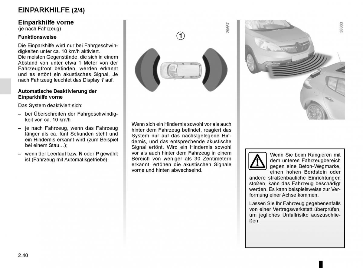 Renault Scenic III 3 Handbuch / page 132