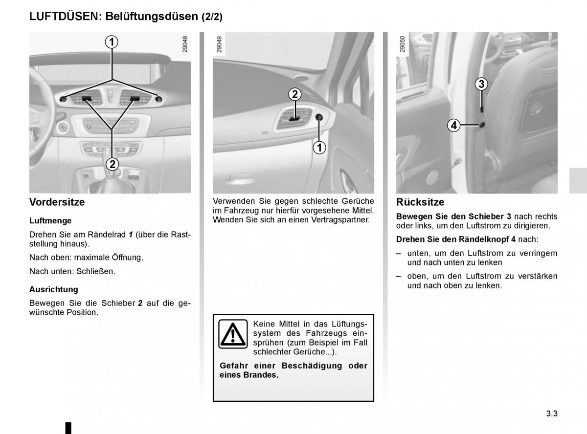 Renault Scenic III 3 Handbuch / page 143