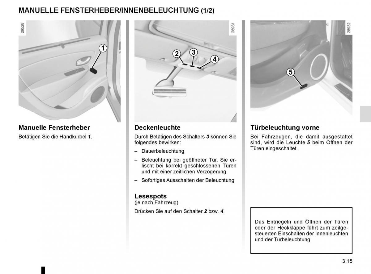 Renault Scenic III 3 Handbuch / page 155