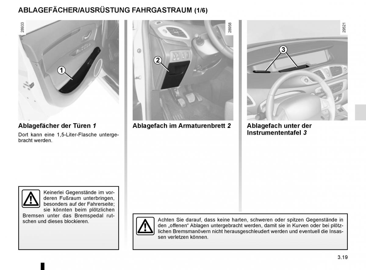 Renault Scenic III 3 Handbuch / page 159