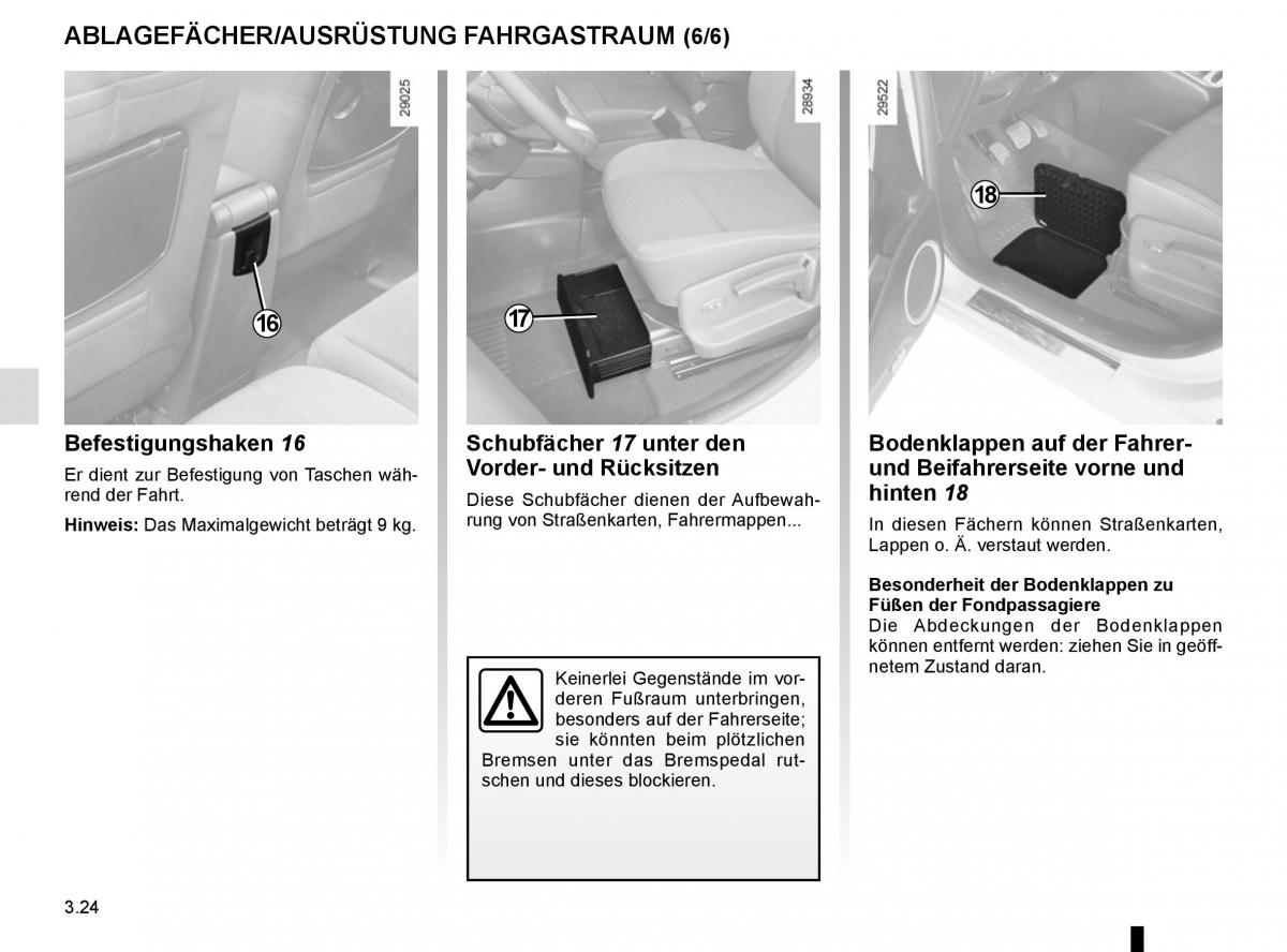 Renault Scenic III 3 Handbuch / page 164