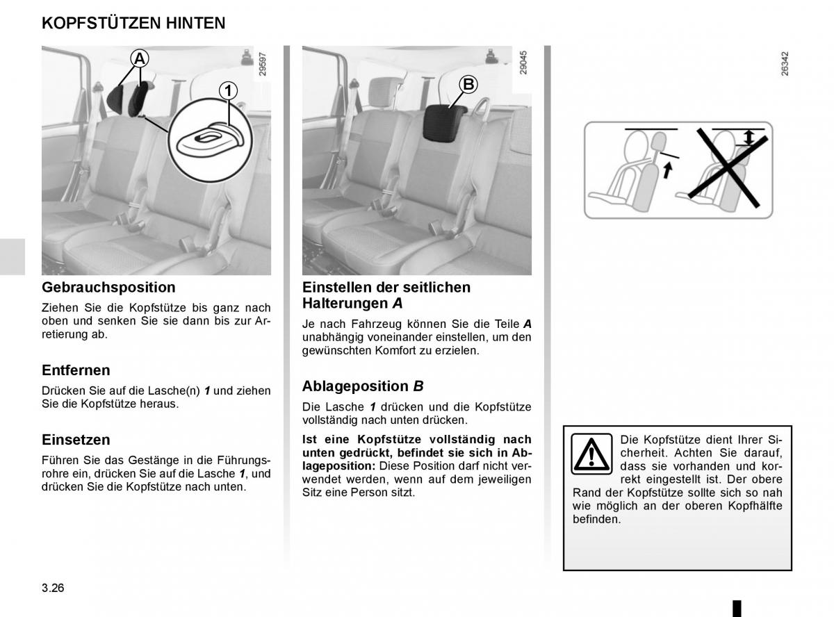 Renault Scenic III 3 Handbuch / page 166