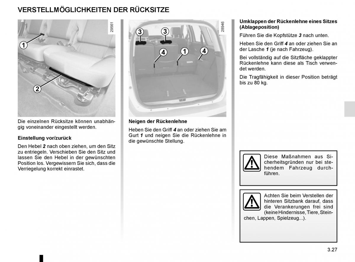 Renault Scenic III 3 Handbuch / page 167