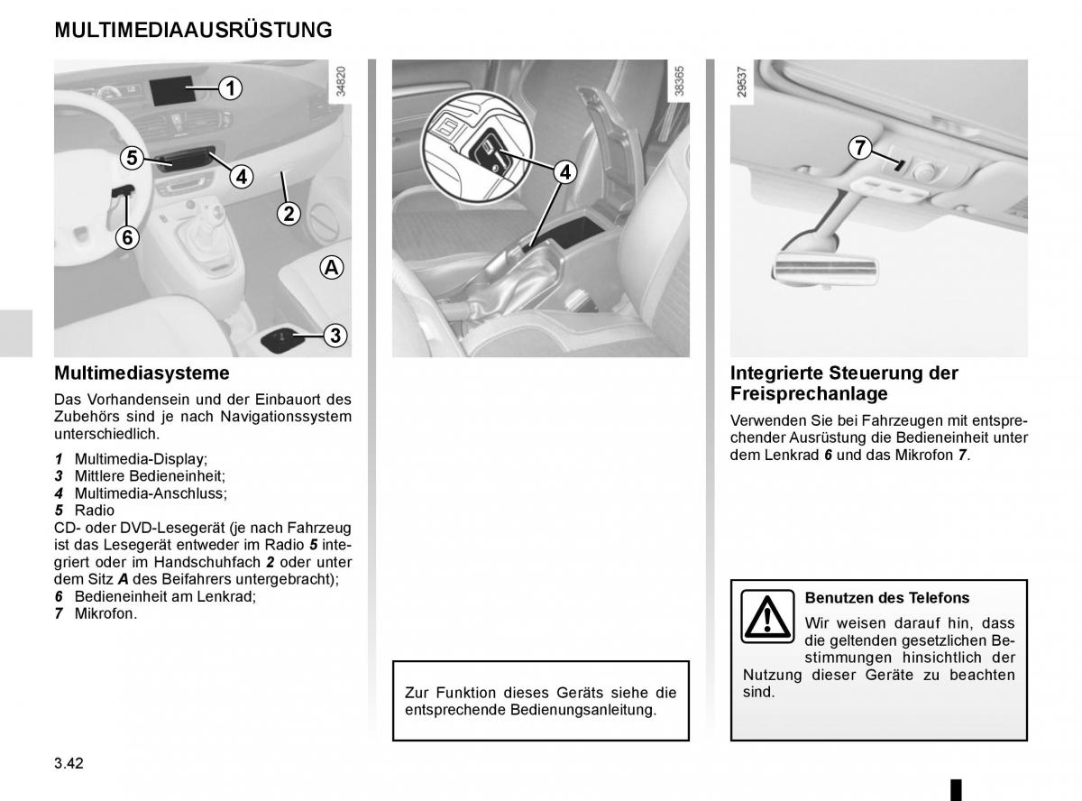 Renault Scenic III 3 Handbuch / page 182