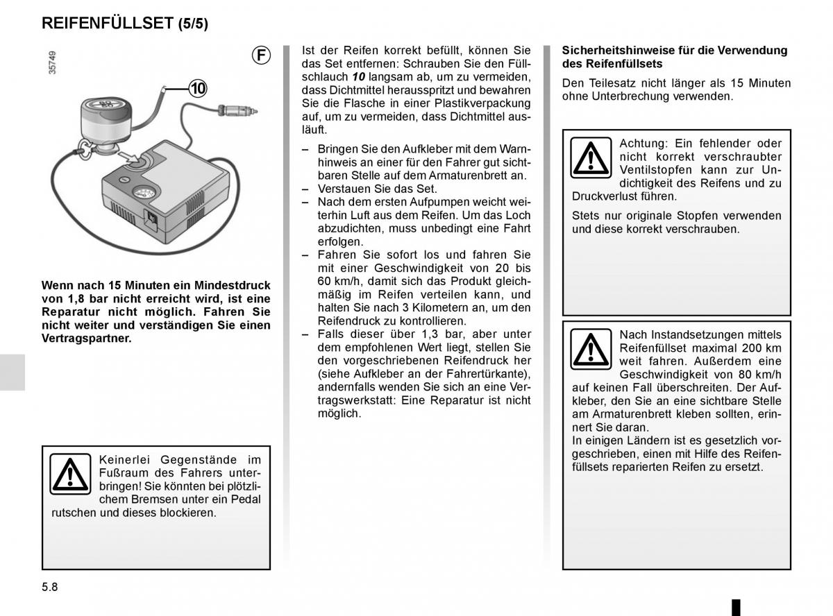 Renault Scenic III 3 Handbuch / page 208