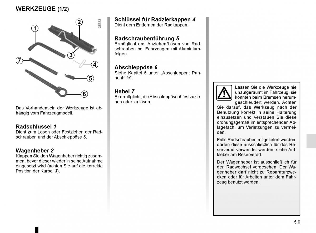 Renault Scenic III 3 Handbuch / page 209