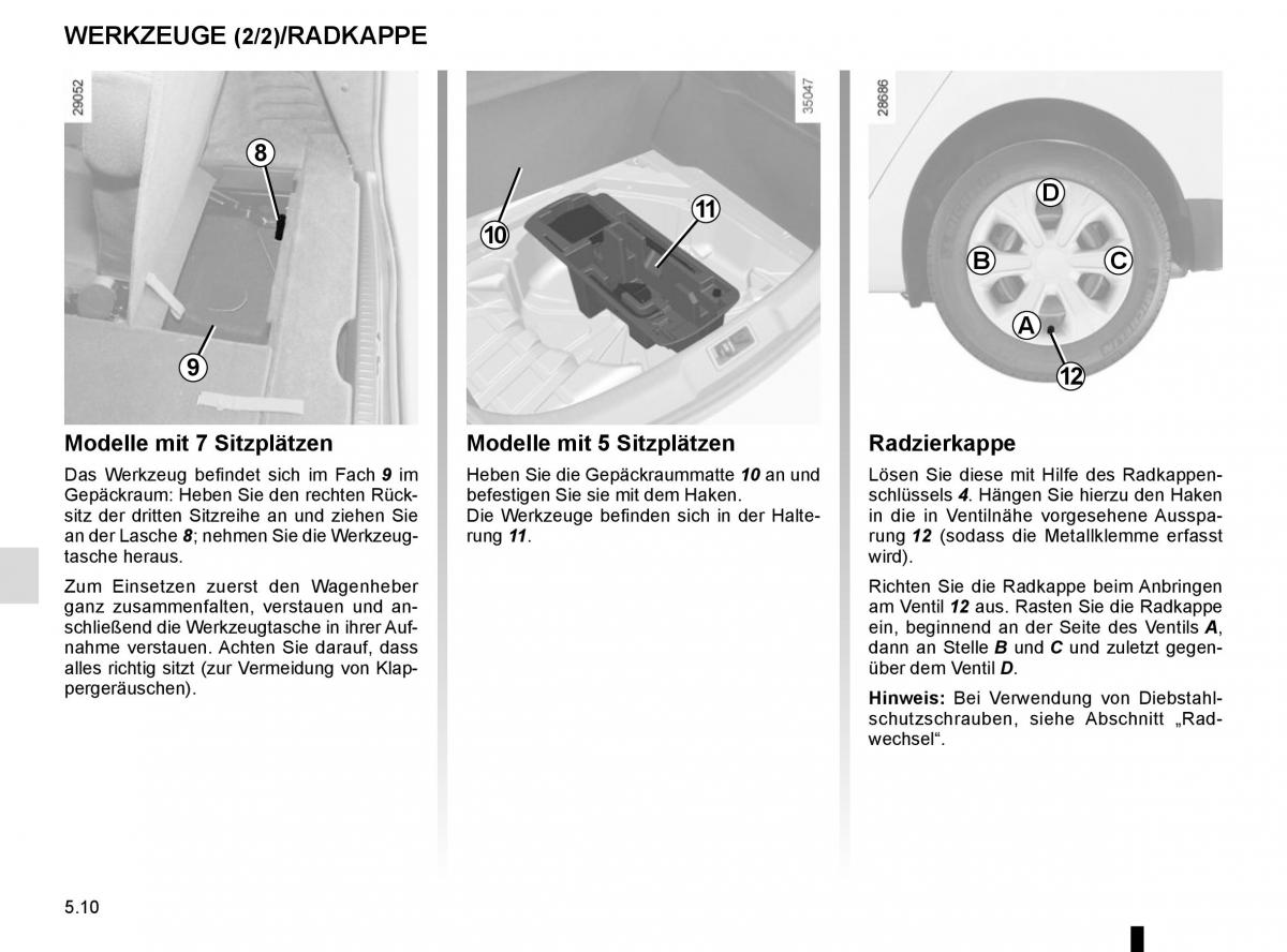 Renault Scenic III 3 Handbuch / page 210