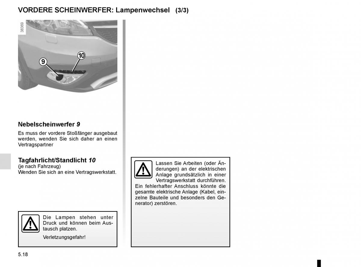 Renault Scenic III 3 Handbuch / page 218