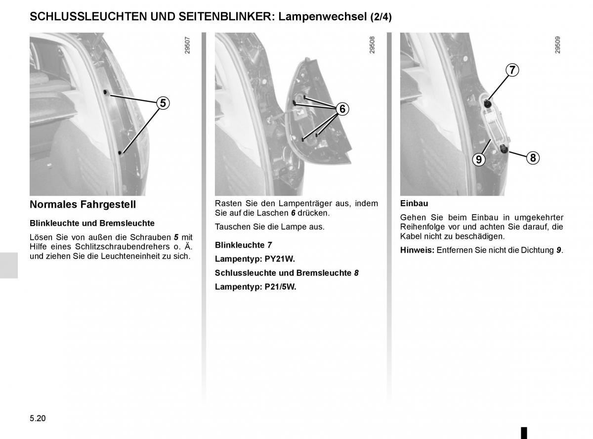 Renault Scenic III 3 Handbuch / page 220