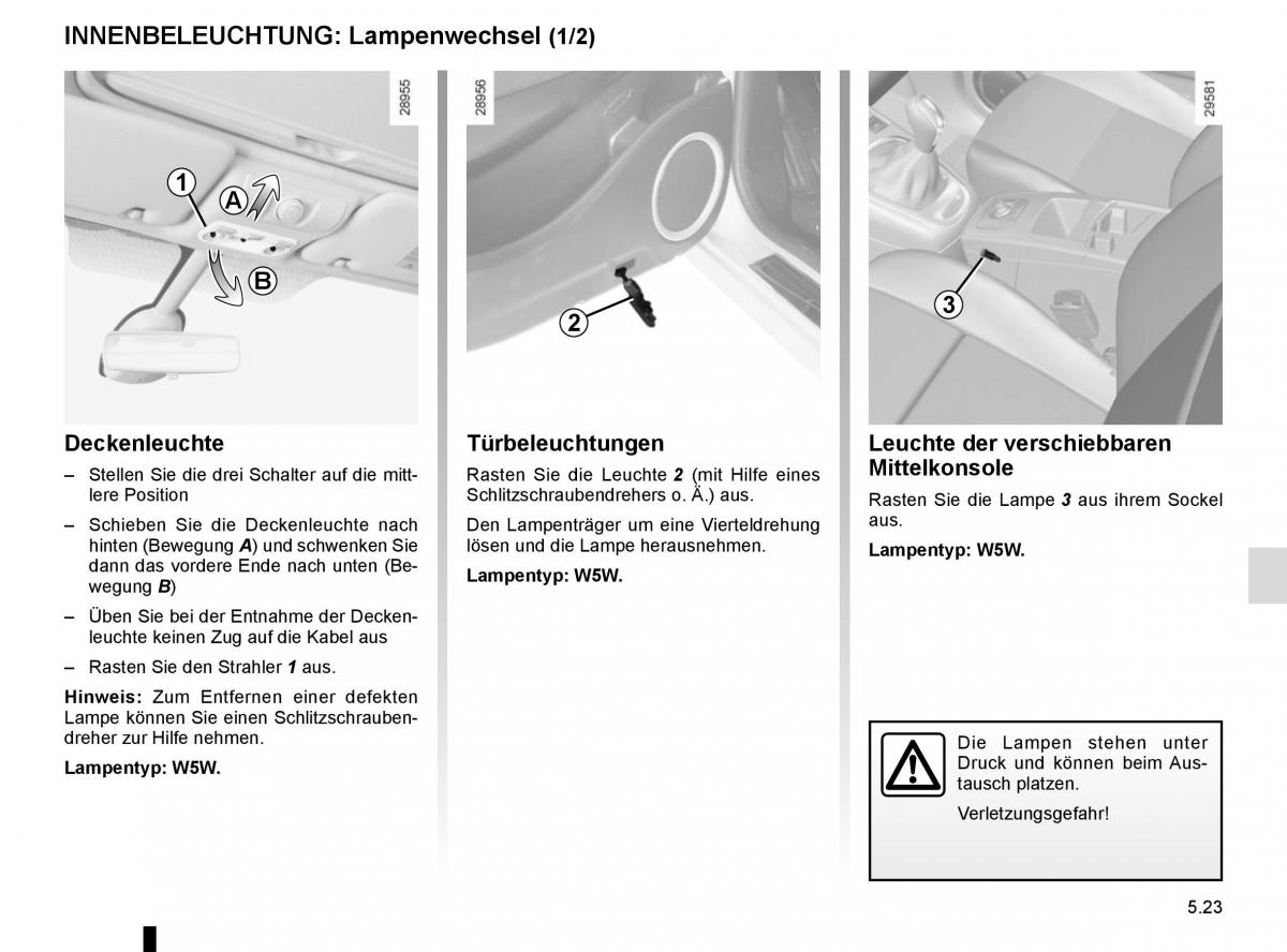 Renault Scenic III 3 Handbuch / page 223