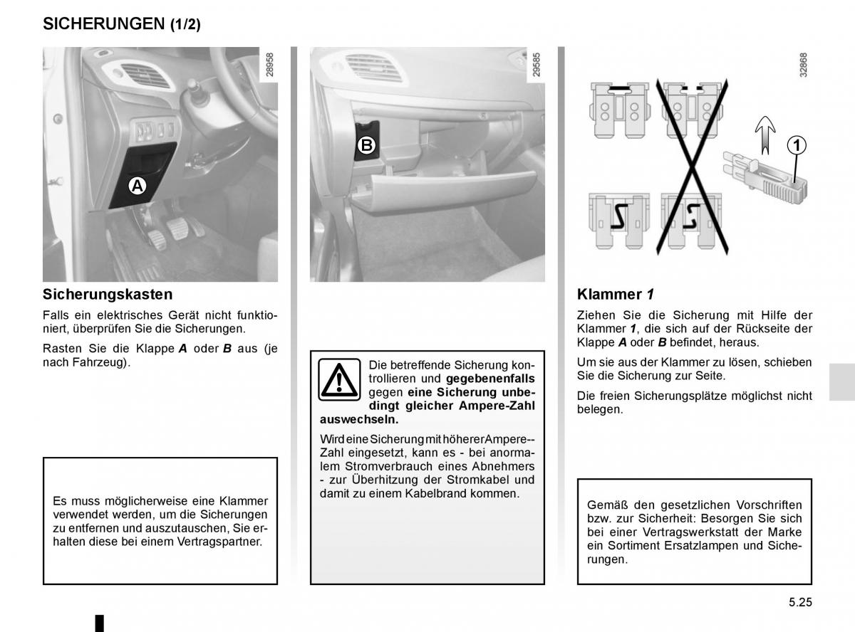 Renault Scenic III 3 Handbuch / page 225