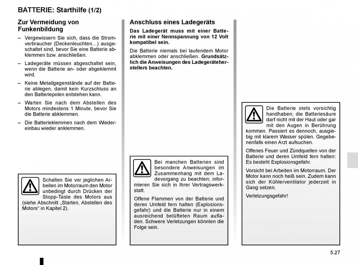 Renault Scenic III 3 Handbuch / page 227