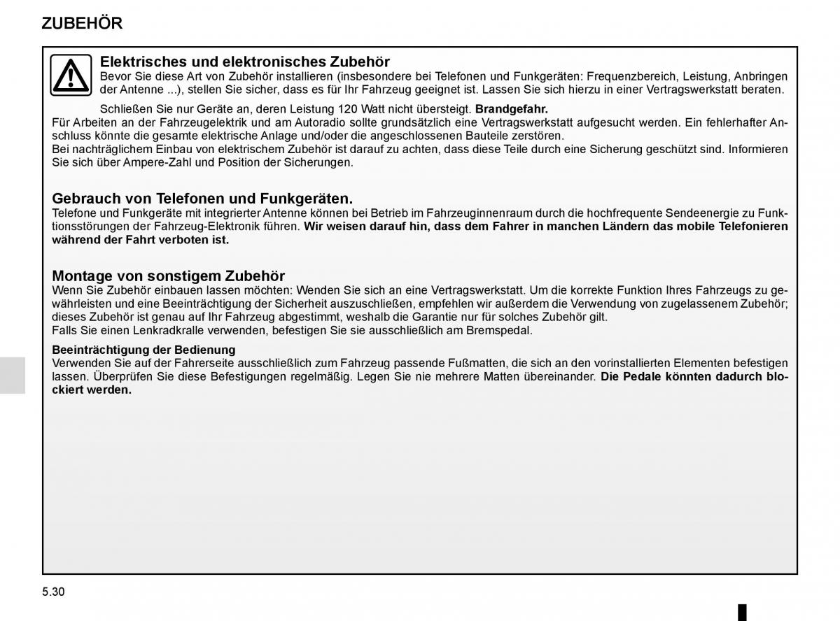 Renault Scenic III 3 Handbuch / page 230