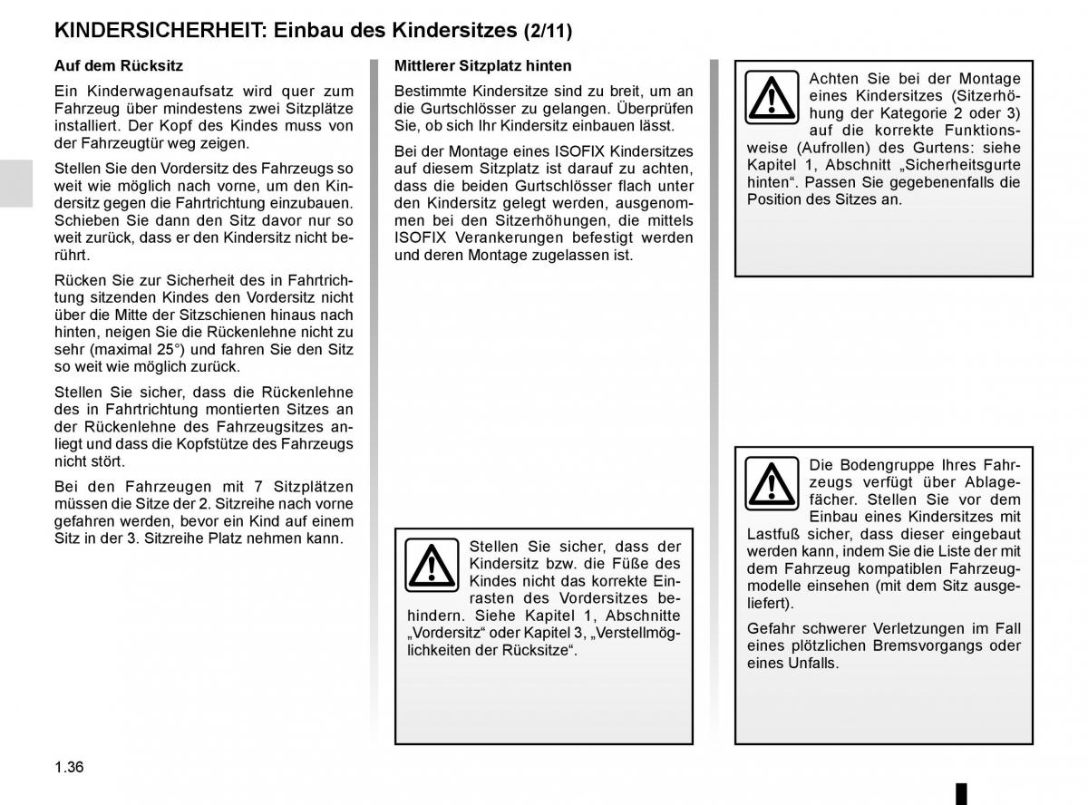 Renault Scenic III 3 Handbuch / page 42