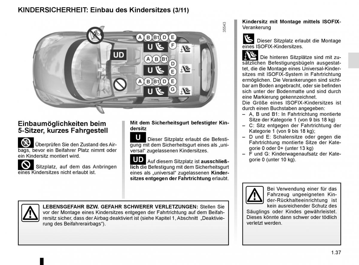 Renault Scenic III 3 Handbuch / page 43