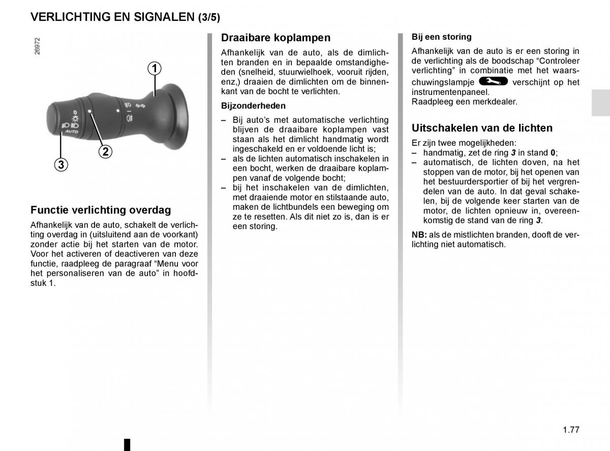 Renault Scenic III 3 handleiding / page 83