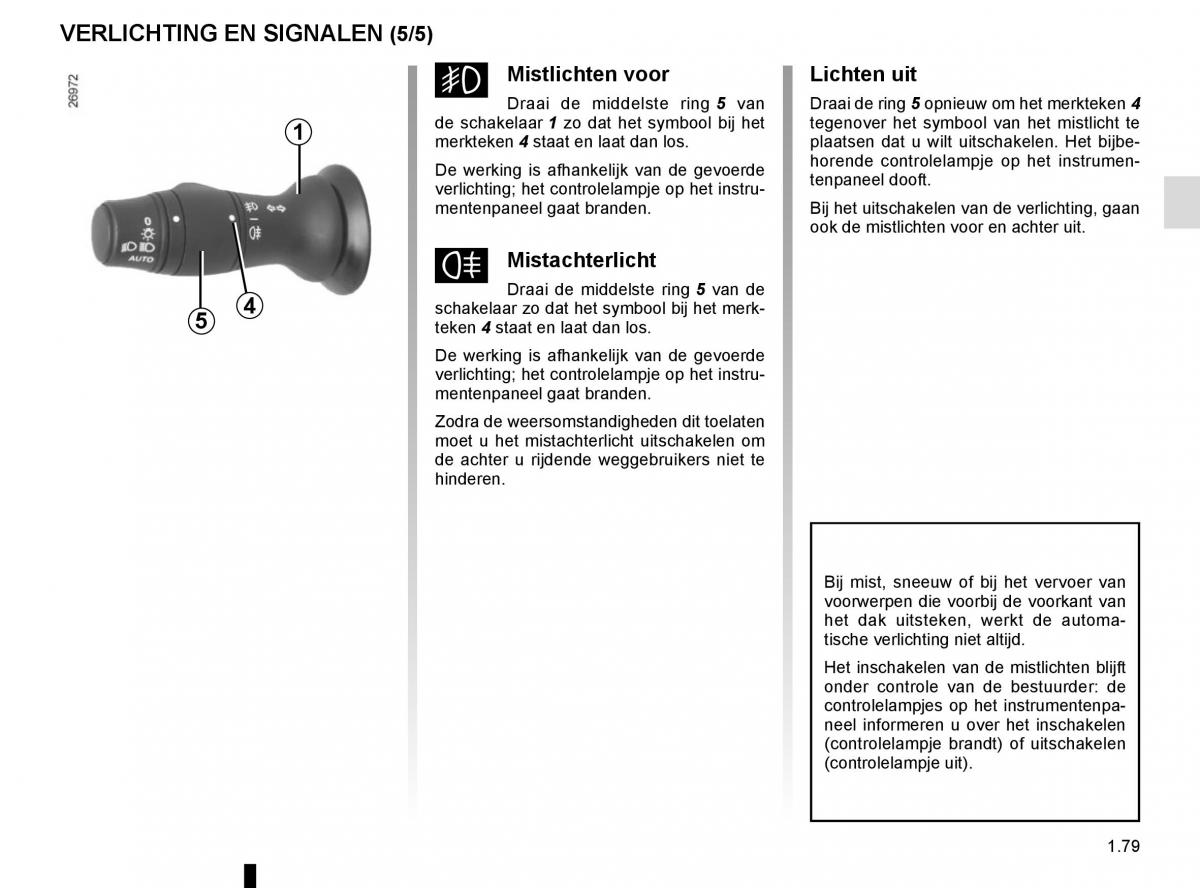 Renault Scenic III 3 handleiding / page 85