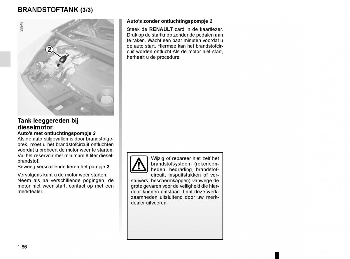 Renault Scenic III 3 handleiding / page 92