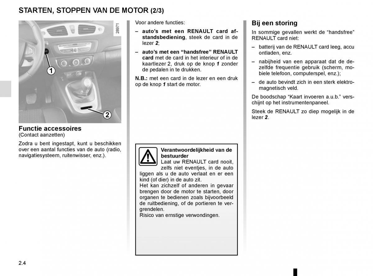 Renault Scenic III 3 handleiding / page 96