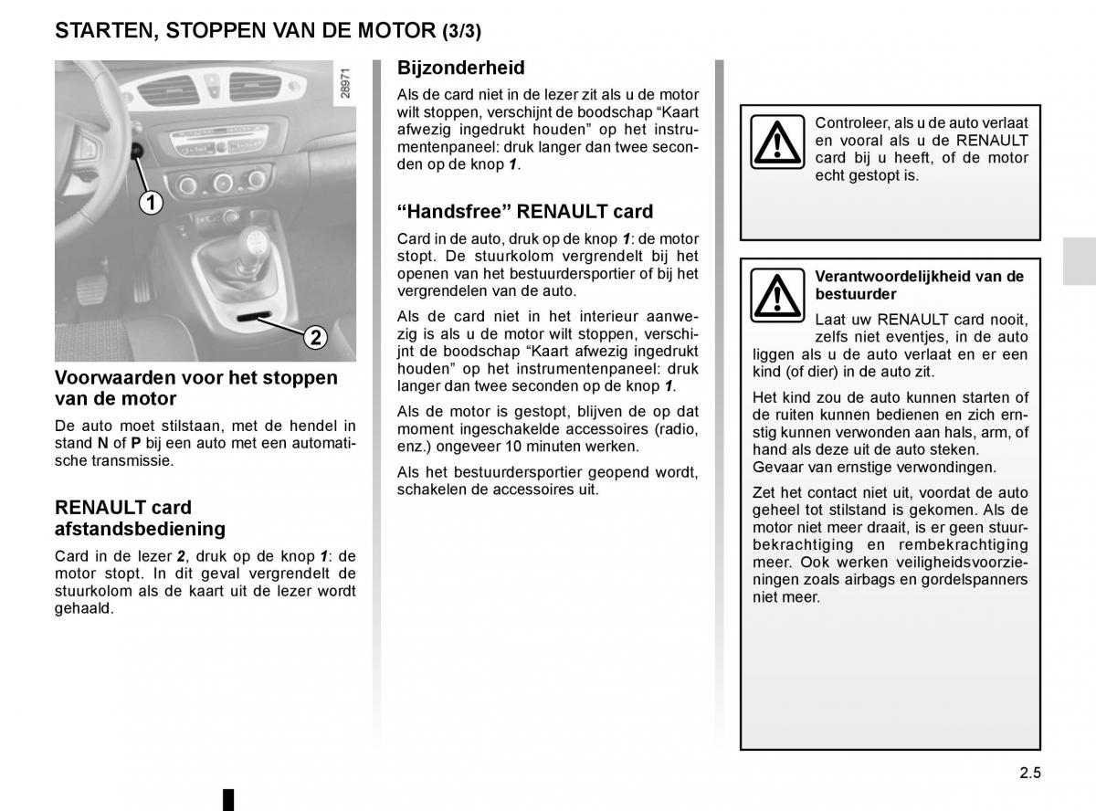 Renault Scenic III 3 handleiding / page 97