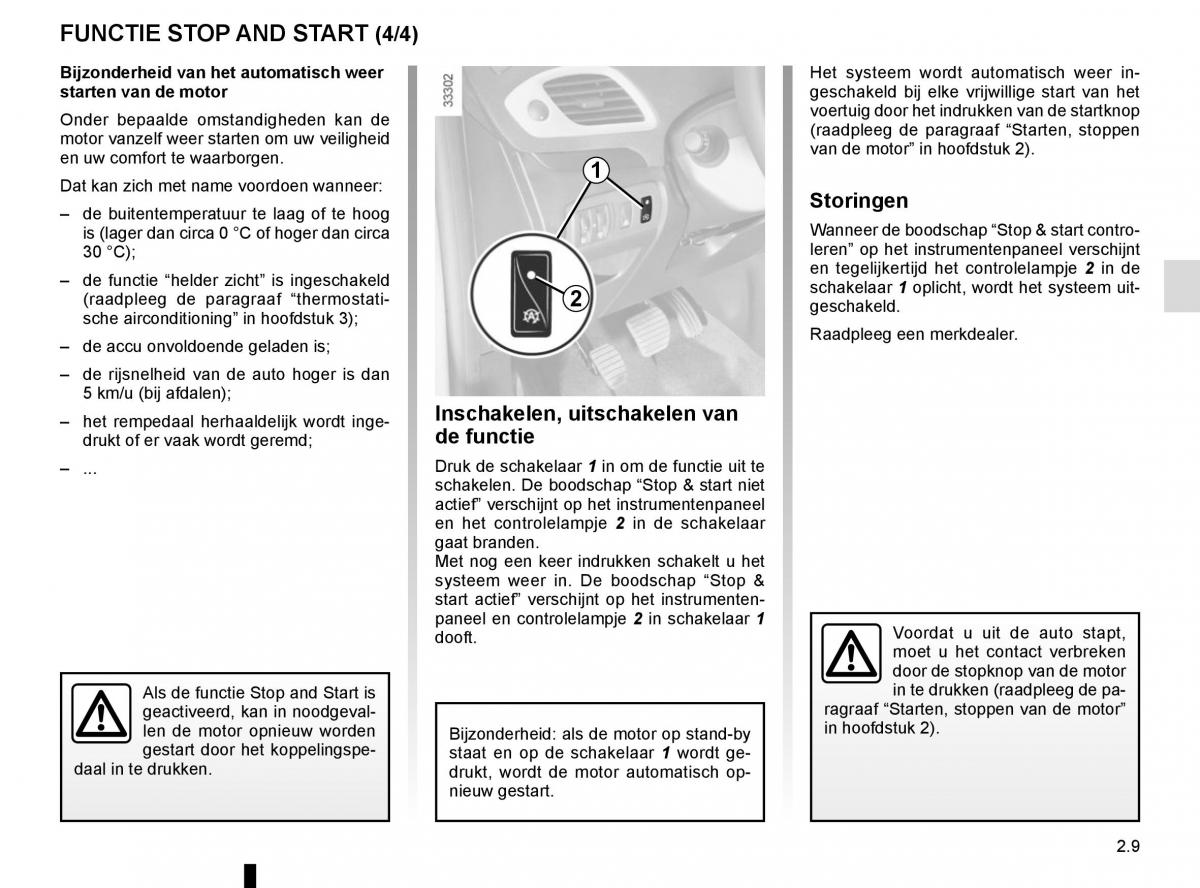 Renault Scenic III 3 handleiding / page 101