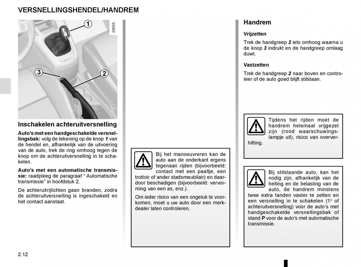 Renault Scenic III 3 handleiding / page 104