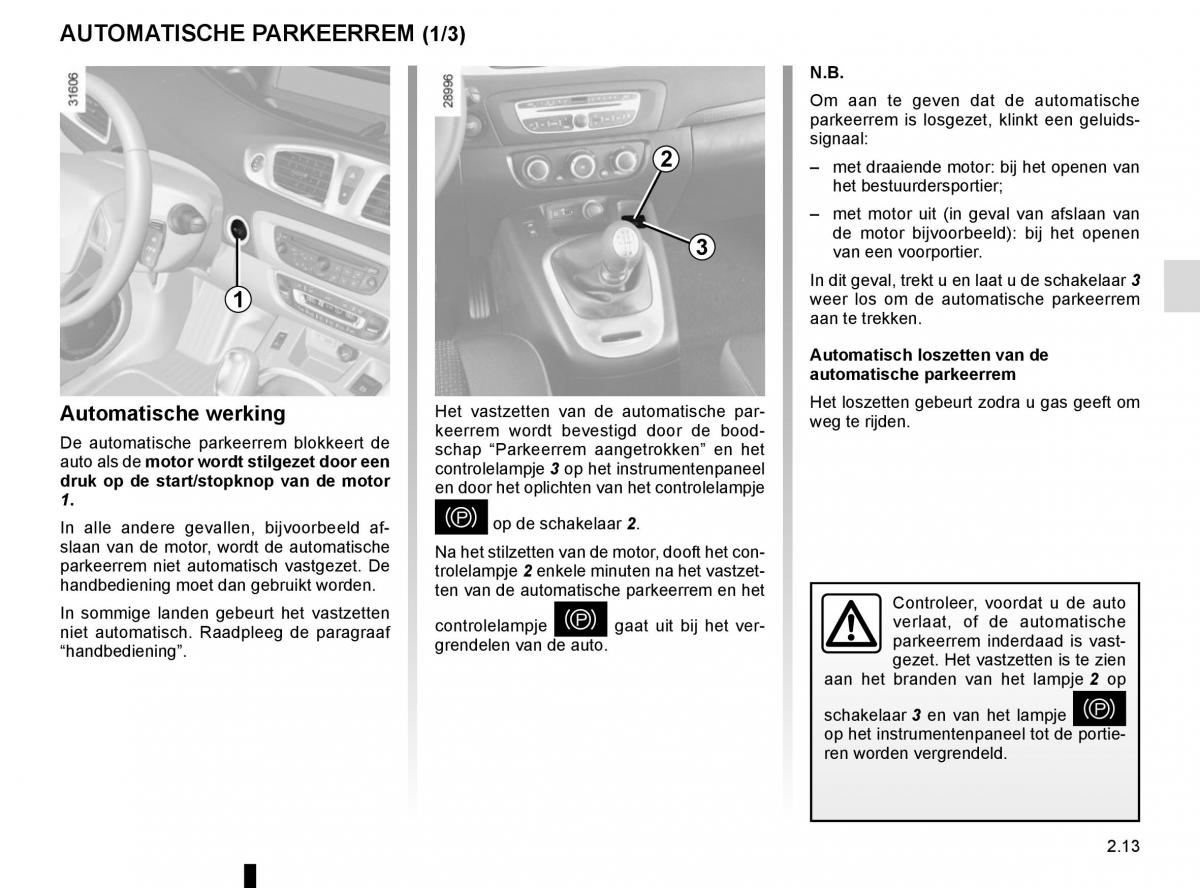 Renault Scenic III 3 handleiding / page 105