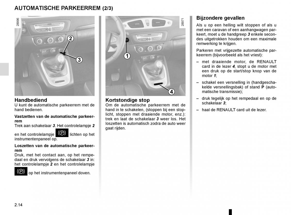 Renault Scenic III 3 handleiding / page 106