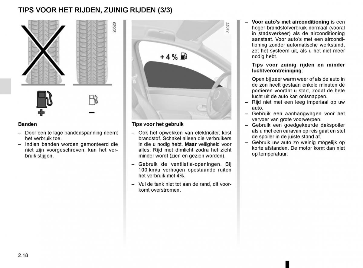 Renault Scenic III 3 handleiding / page 110