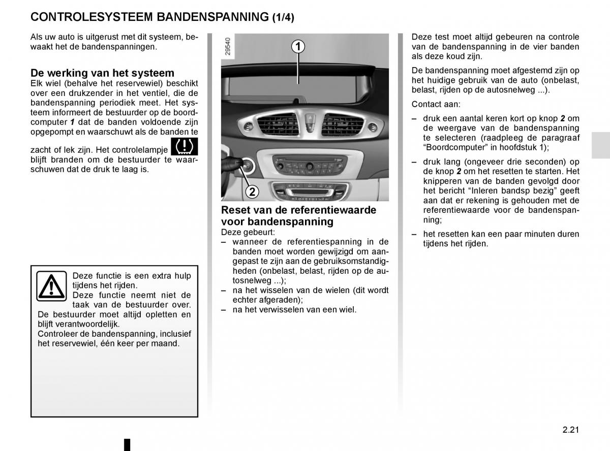 Renault Scenic III 3 handleiding / page 113