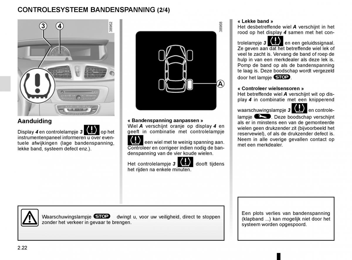 Renault Scenic III 3 handleiding / page 114