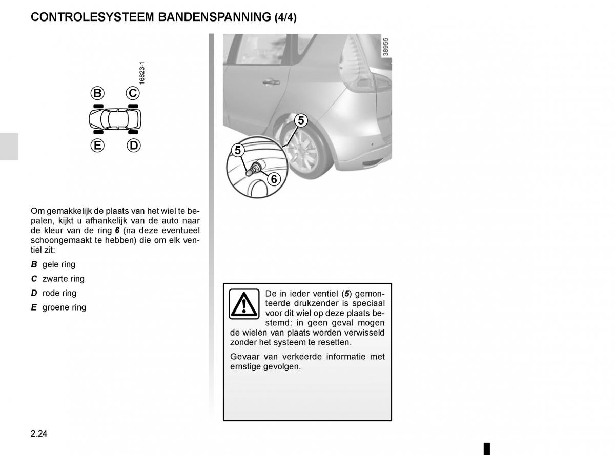 Renault Scenic III 3 handleiding / page 116