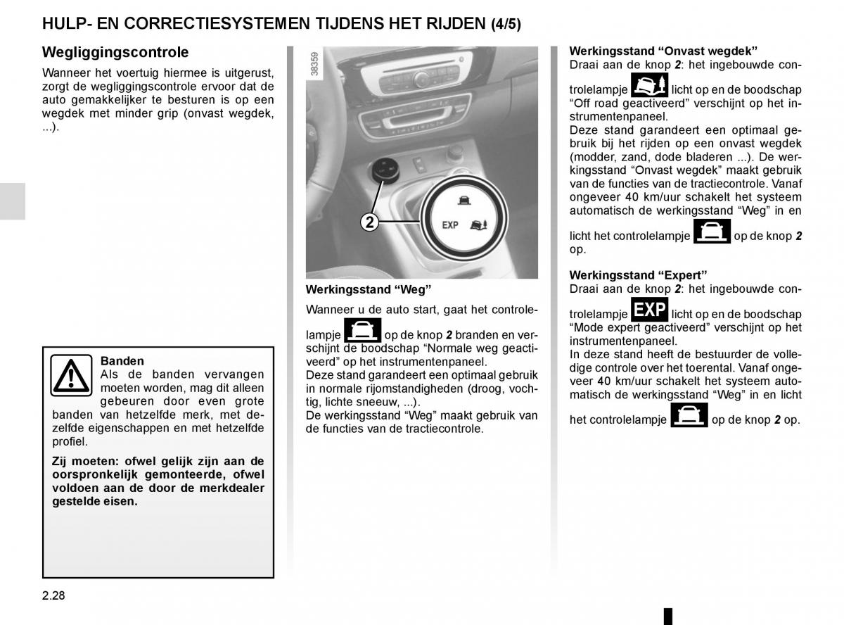 Renault Scenic III 3 handleiding / page 120