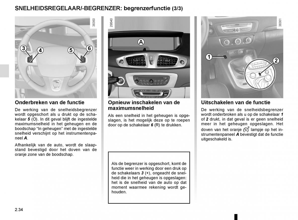 Renault Scenic III 3 handleiding / page 126