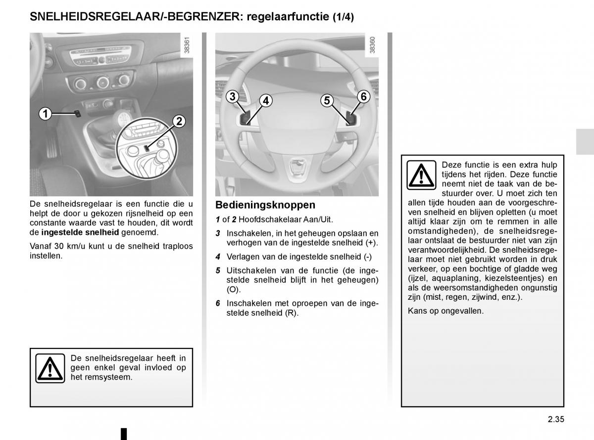 Renault Scenic III 3 handleiding / page 127