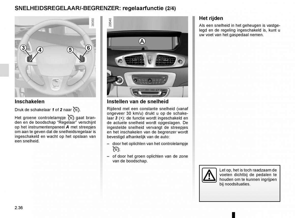 Renault Scenic III 3 handleiding / page 128