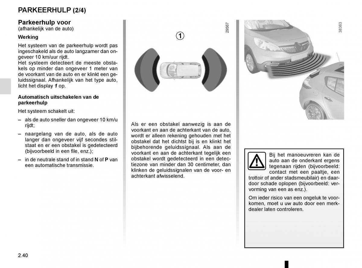 Renault Scenic III 3 handleiding / page 132