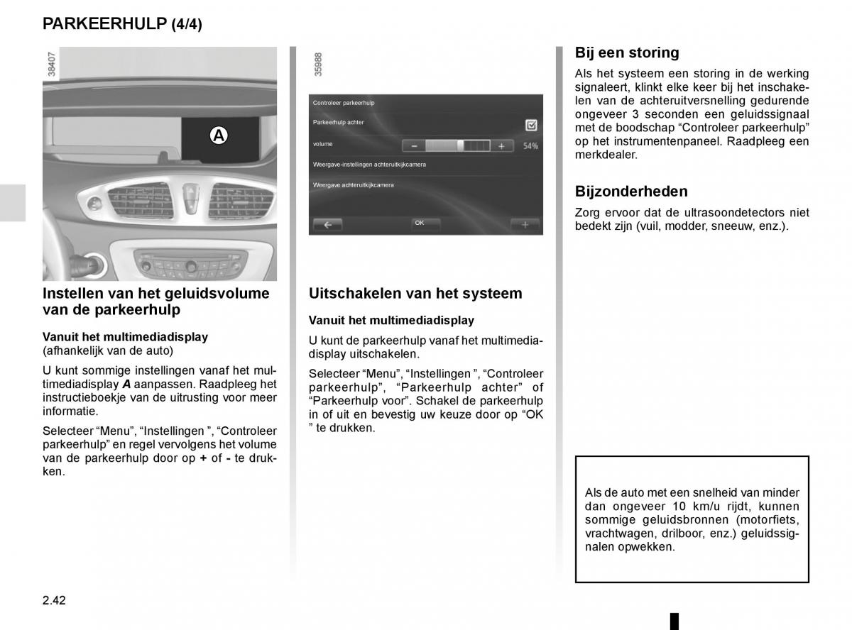 Renault Scenic III 3 handleiding / page 134