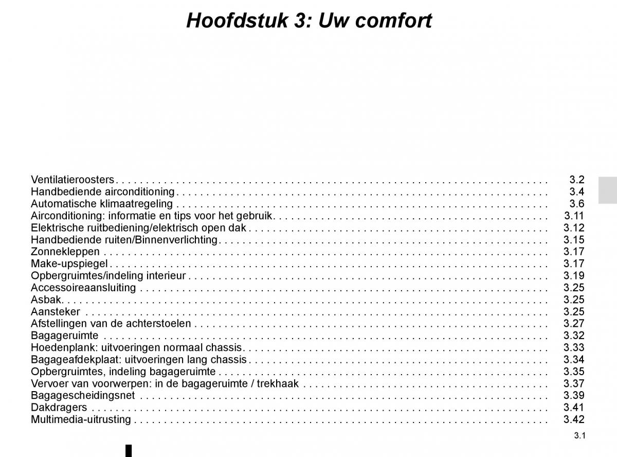 Renault Scenic III 3 handleiding / page 141