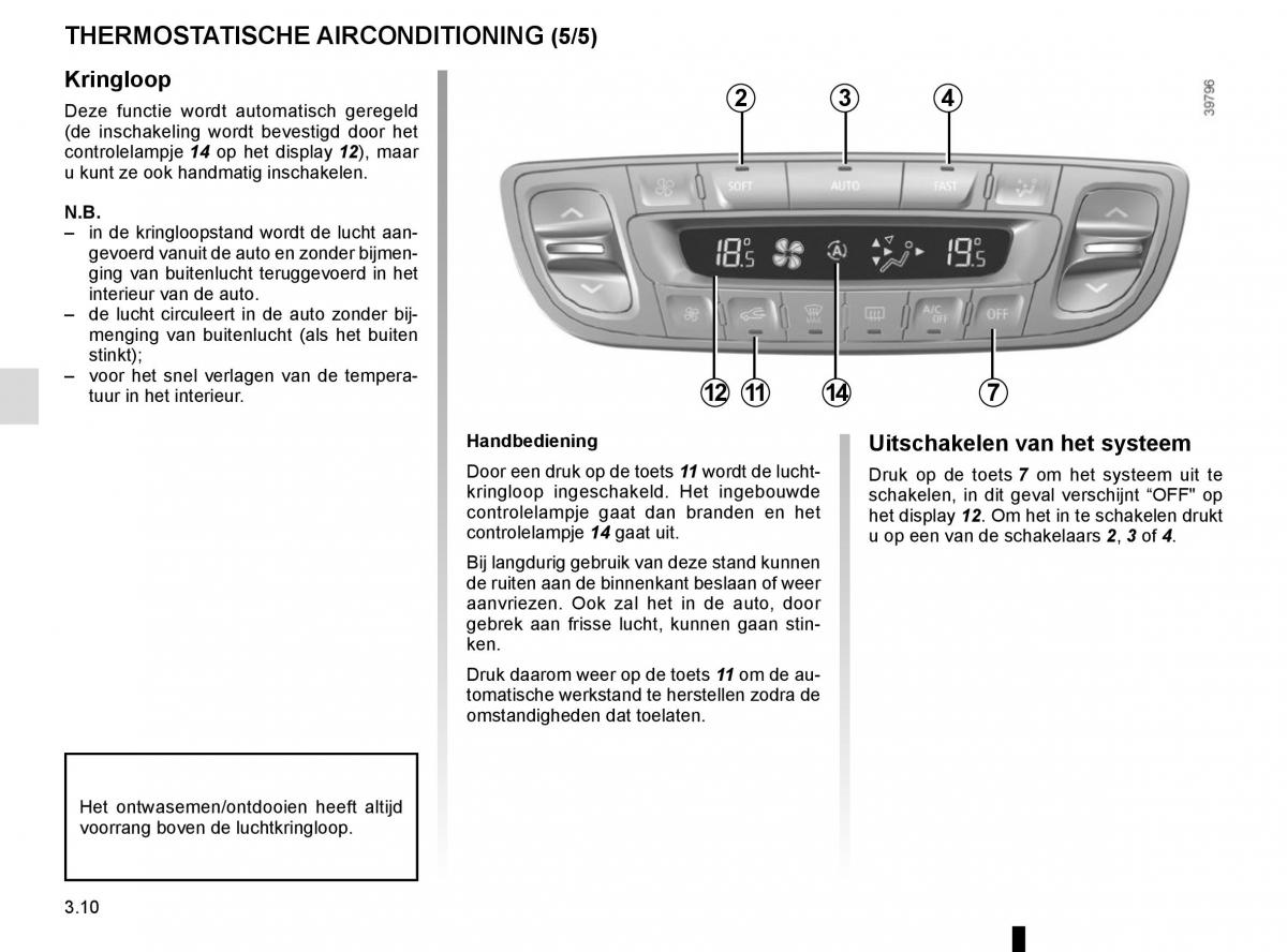 Renault Scenic III 3 handleiding / page 150