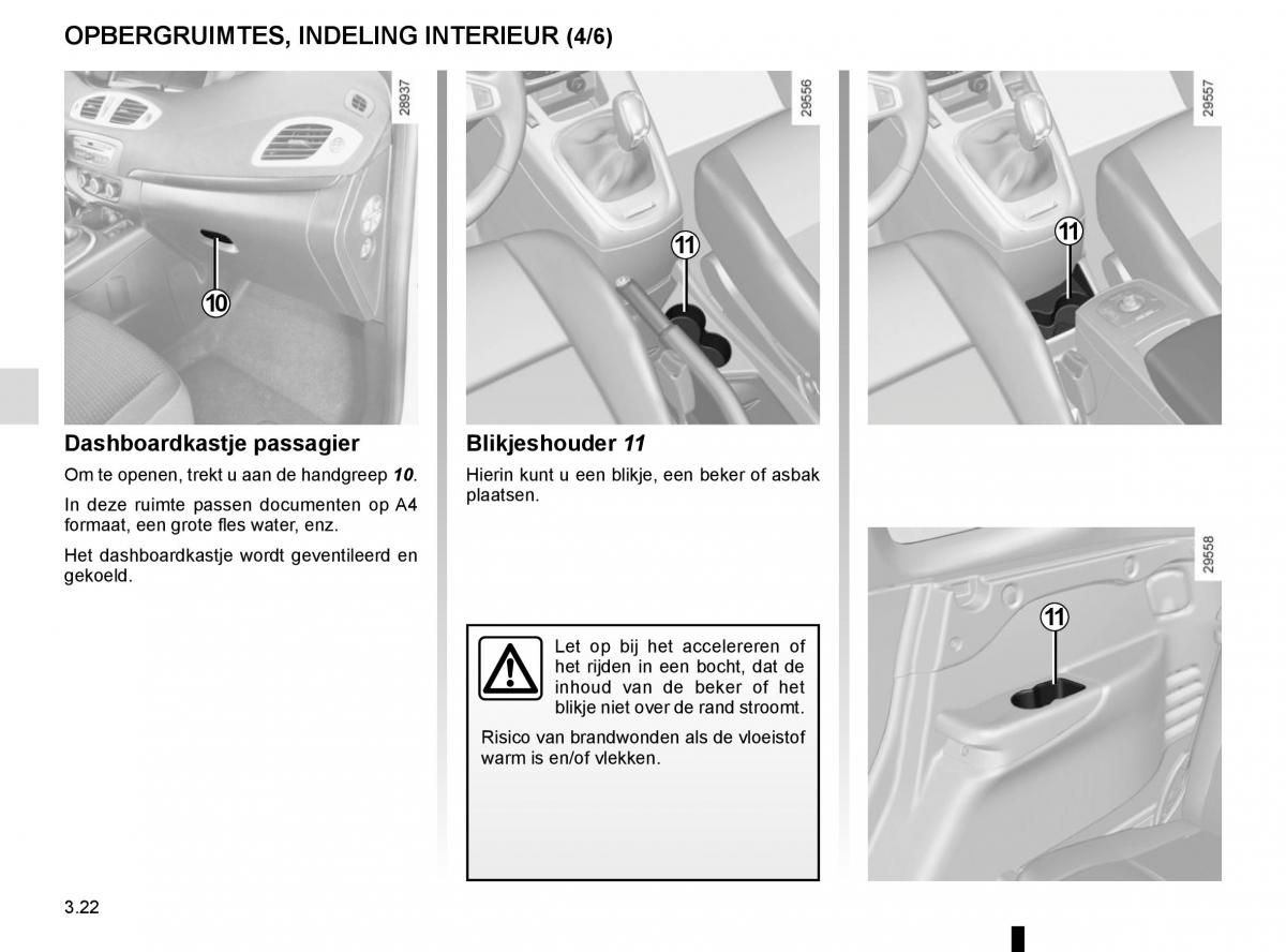 Renault Scenic III 3 handleiding / page 162