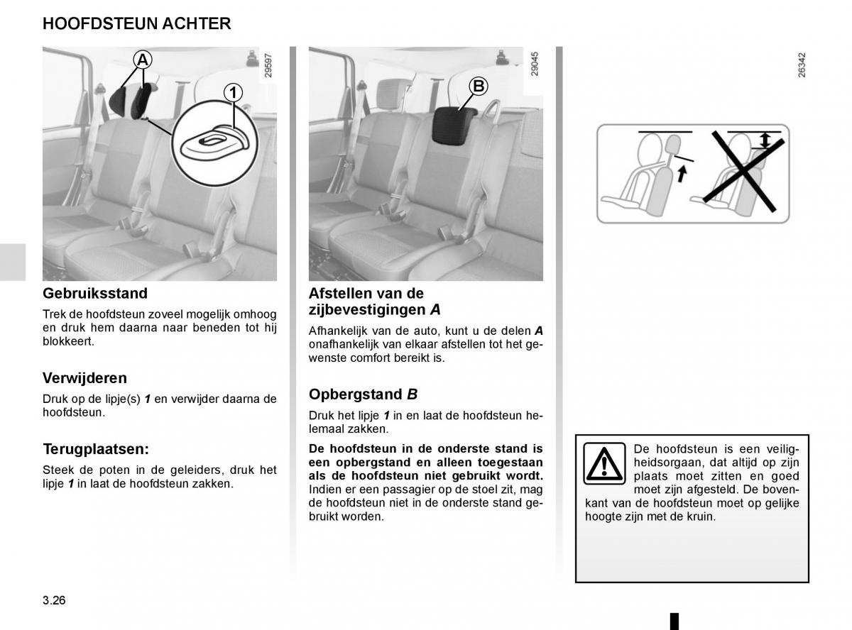 Renault Scenic III 3 handleiding / page 166