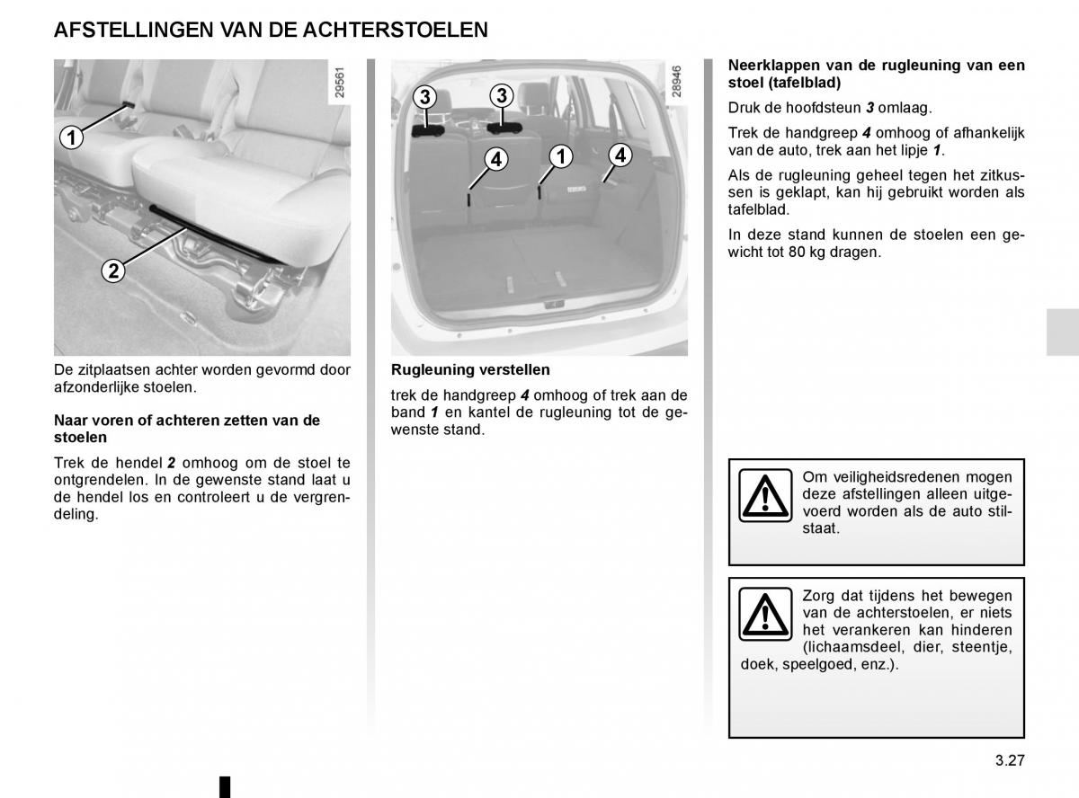 Renault Scenic III 3 handleiding / page 167