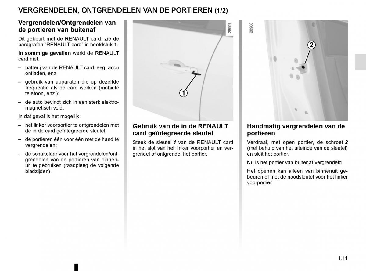 Renault Scenic III 3 handleiding / page 17