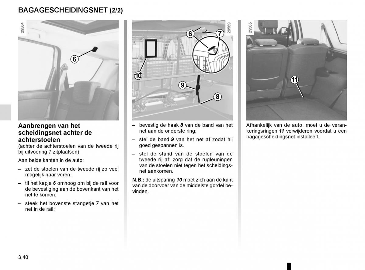 Renault Scenic III 3 handleiding / page 180